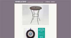Desktop Screenshot of isabelle-bas.com