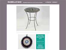 Tablet Screenshot of isabelle-bas.com